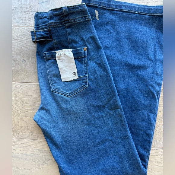 New with tag The Kit High-Rise Wide-Leg Utility Trouser Jeans by Pilcro - Picture 6 of 7